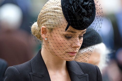 Katherine Jenkins at Margaret Thatcher's funeral