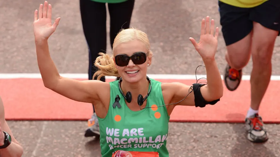 Katherine Jenkins hits back at London Marathon make-up claims