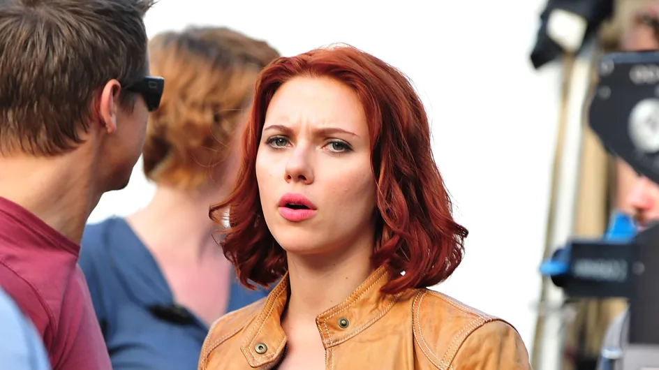 Scarlett Johansson : De nouveau rousse ! (Photos)
