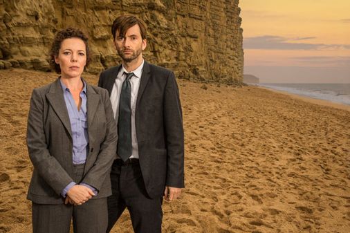 Olivia Coleman and David Tennant