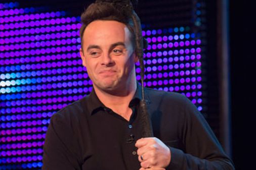 Ant on stage on BGT 2013