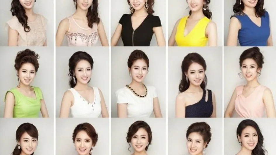 Les Miss Corée du Sud, tellement refaites qu'elles ont toutes la même tête !