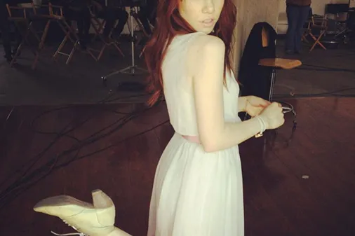 Carly Rae Jepsen goes red