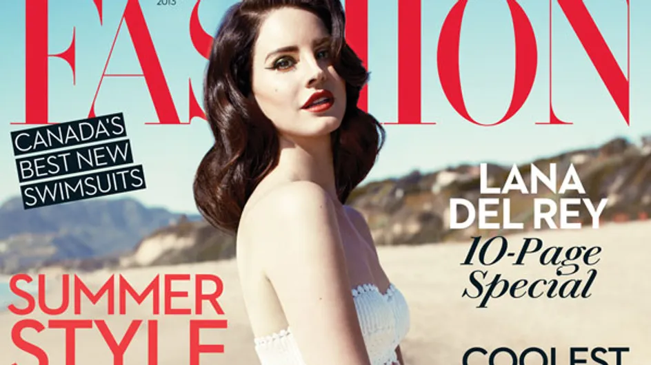 Lana Del Rey, une vision rétro en couverture de Fashion magazine