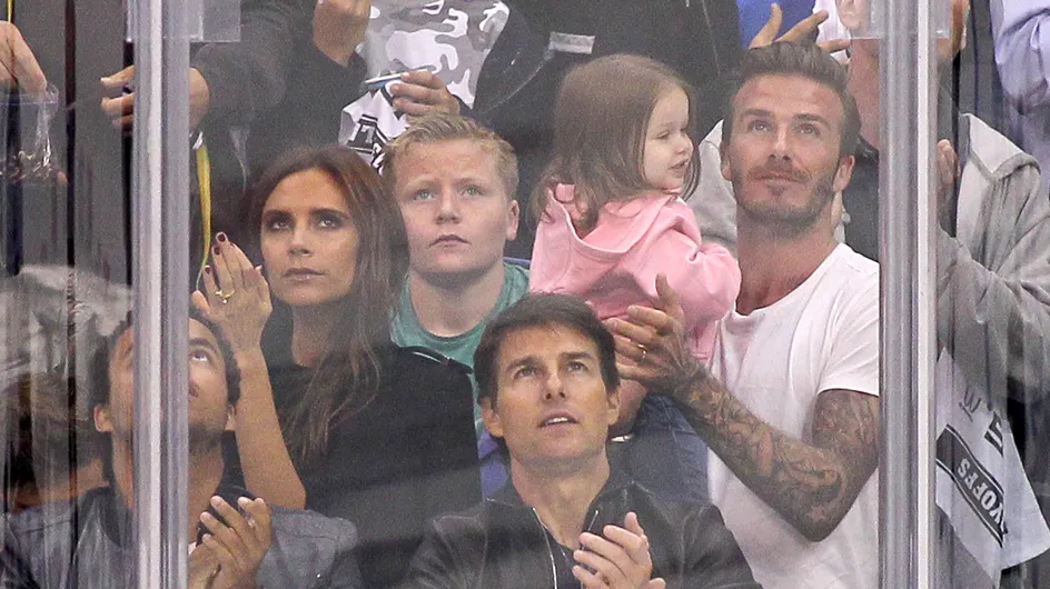 David Beckham et sa fille Harper : Attendrissants lors d'un match de hockey (Photos et Vidéo)