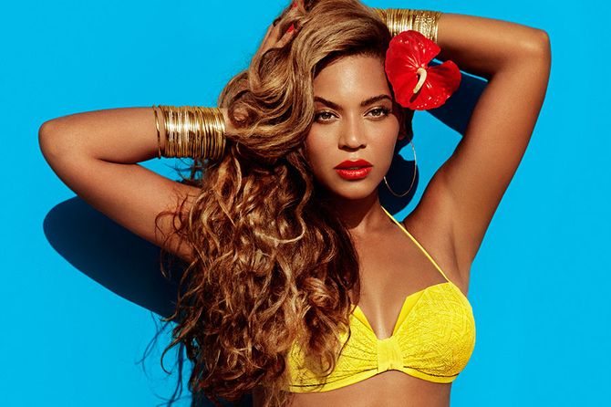 Beyonce modelling for H&M