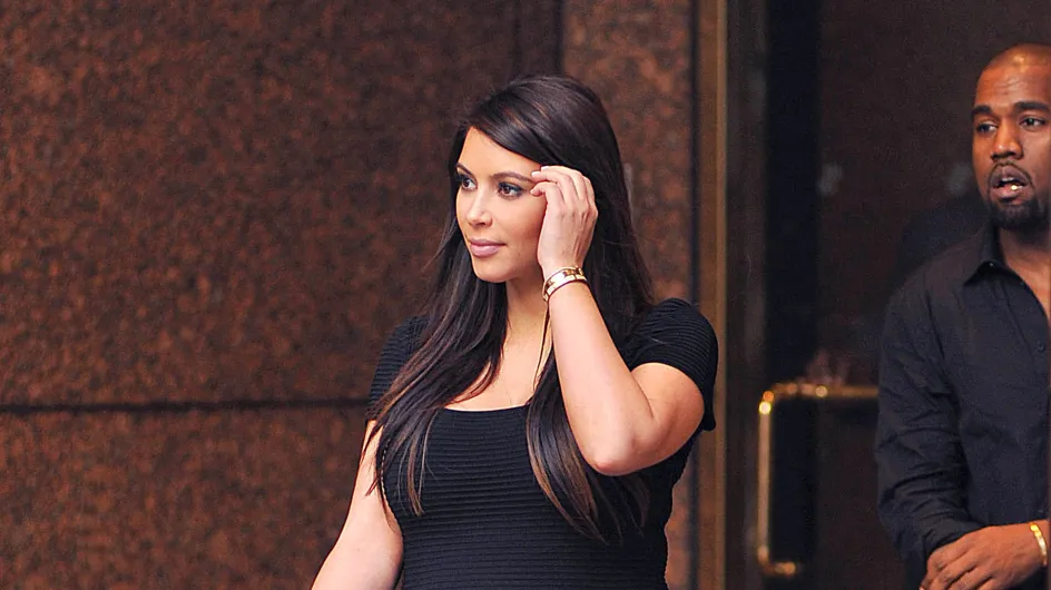 Kim Kardashian : Son bébé est un farceur
