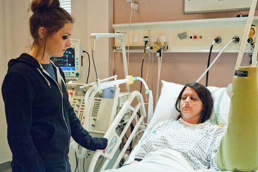 Amy worries about her mum
