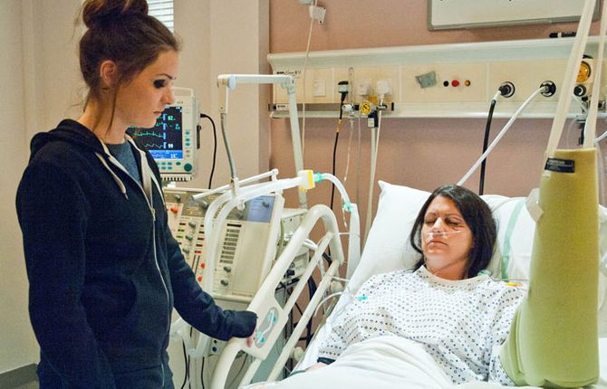 Amy worries about her mum