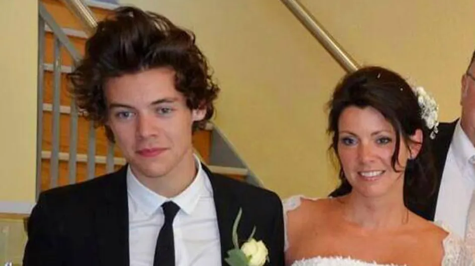 Best man Harry Styles "couldn't stop smiling" at his mother's wedding