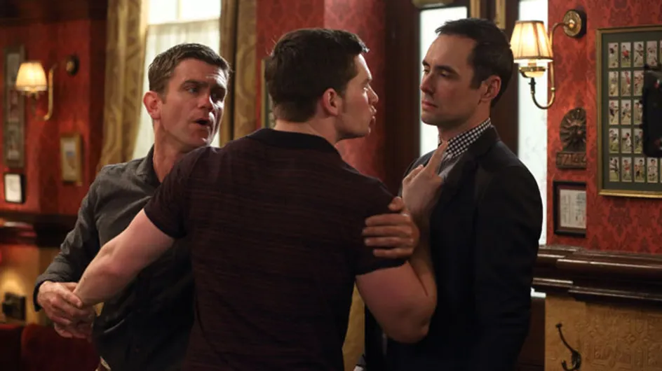 EastEnders 14/06 - Joey punches Michael in the face