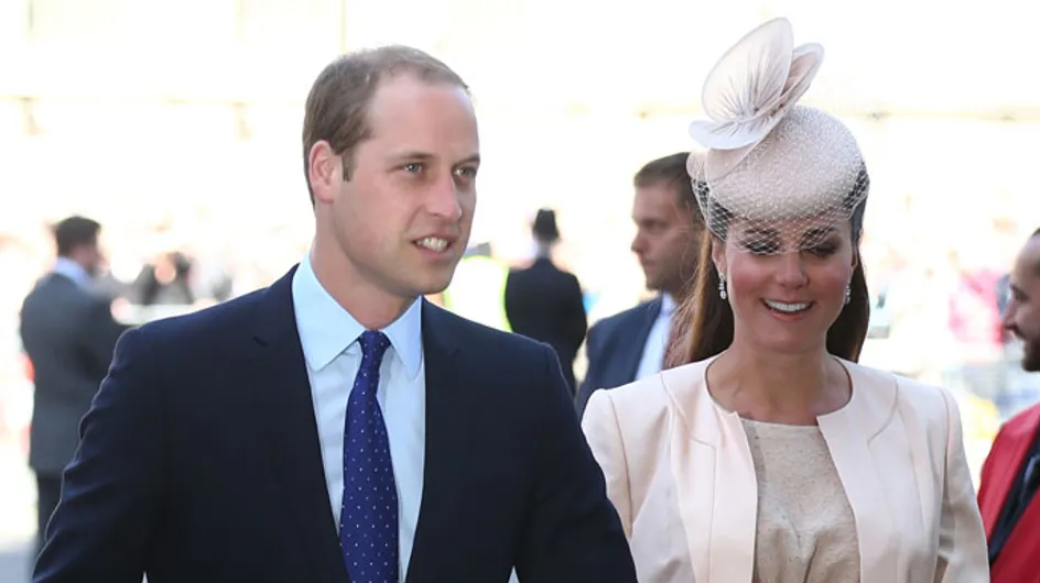Pregnant Kate Middleton steps out with Prince William at Queen's Coronation service