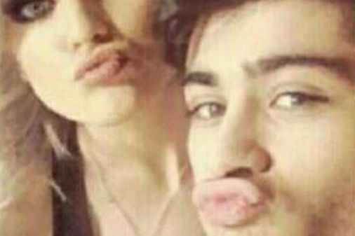 Zayn Malik and Perrie Edwards in the parlour