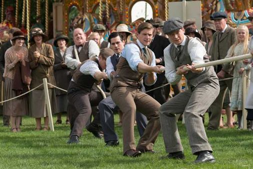 Tug of war in the Christmas Special