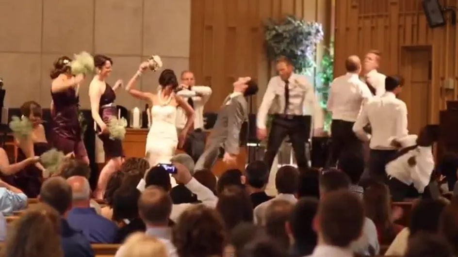 Vidéo buzz : Des mariés dansent le Harlem Shake à l’église !
