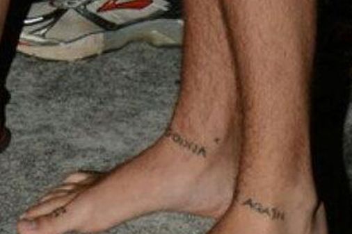 Harry Styles new foot tattoo