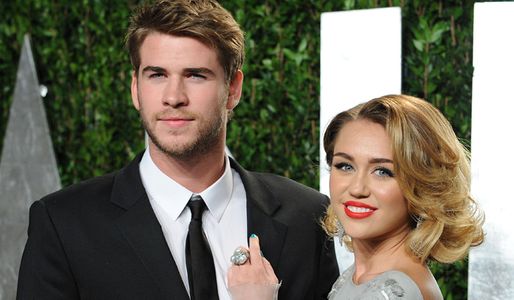 Liam Hemsworth and Miley Cyrus