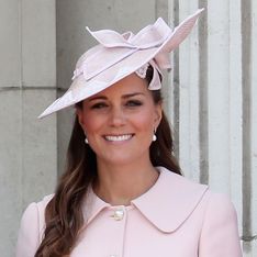 Kate Middleton wears pink Alexander McQueen