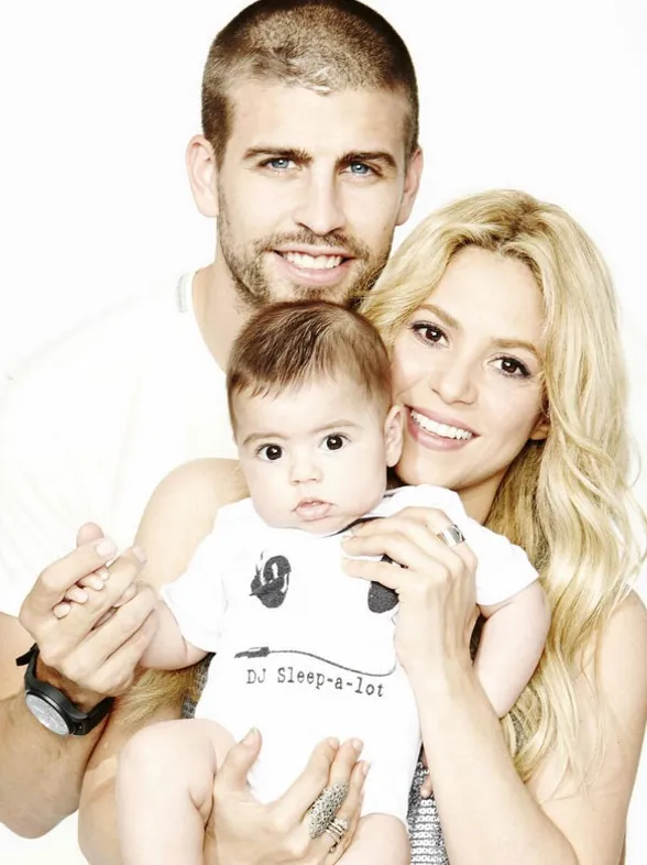 Shakira felicita a Piqué por el Día del Padre en Colombia