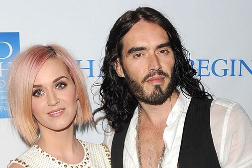 Katy Perry and Russell Brand