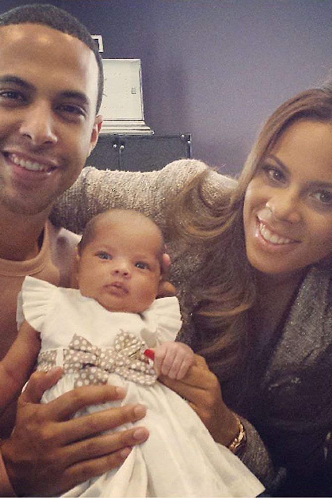 Marvin, Rochelle and baby Alaia-Mai