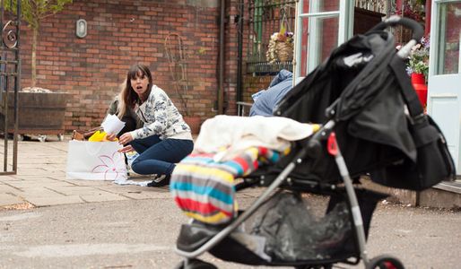 Nancy notices Oscar's pram