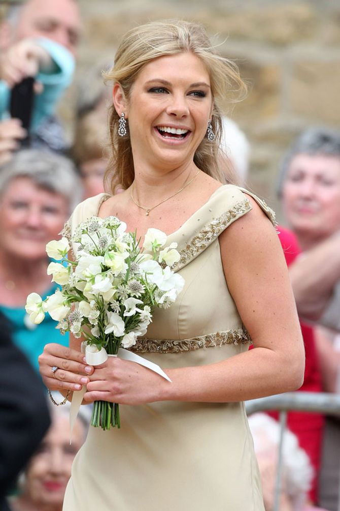 Chelsy Davy as a bridesmaid