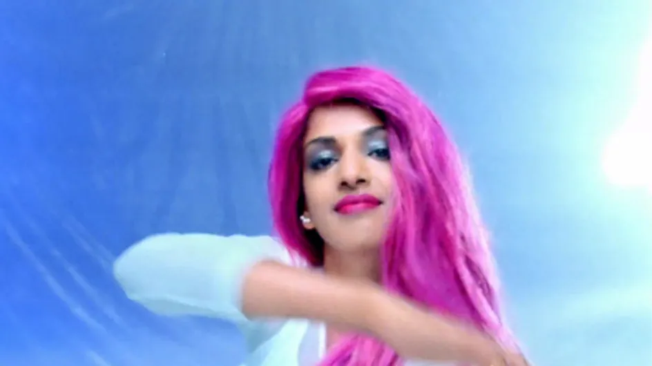 M.I.A's comeback single 'Bring The Noise' shows off bold new pink hair and gold nails look