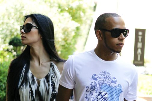 Lewis Hamilton y Nicole Scherzinger