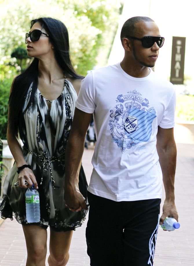 Lewis Hamilton y Nicole Scherzinger