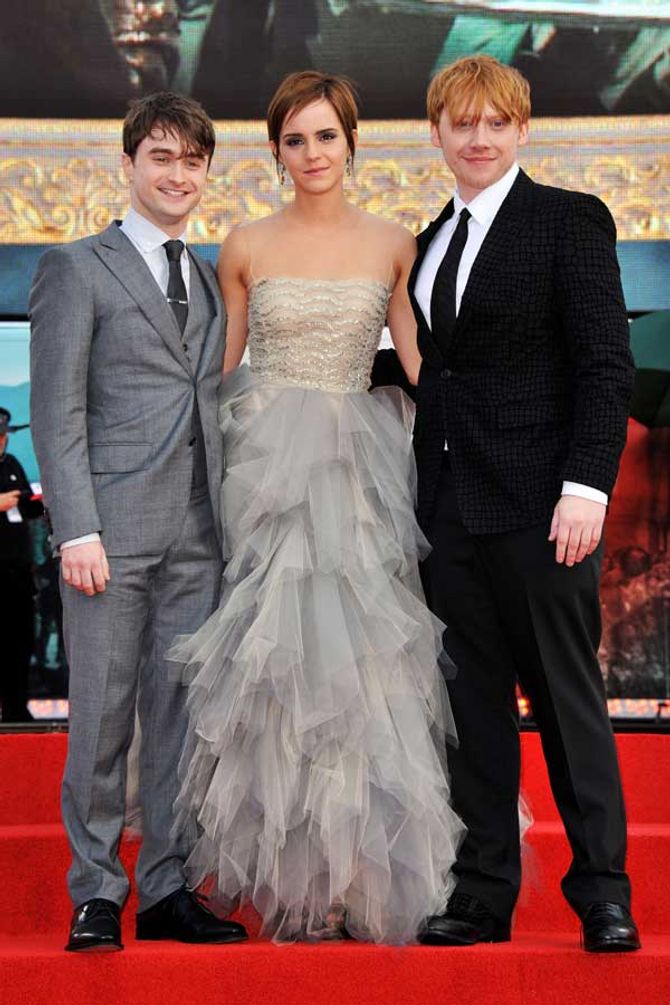 Emma Watson at the Harry Potter premiere