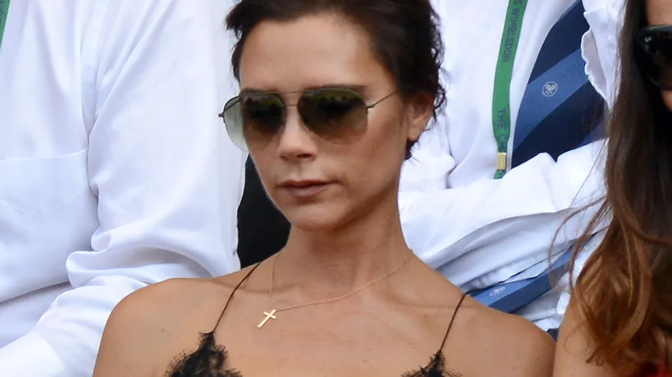 Victoria Beckham : En nuisette à Wimbledon (Photos)