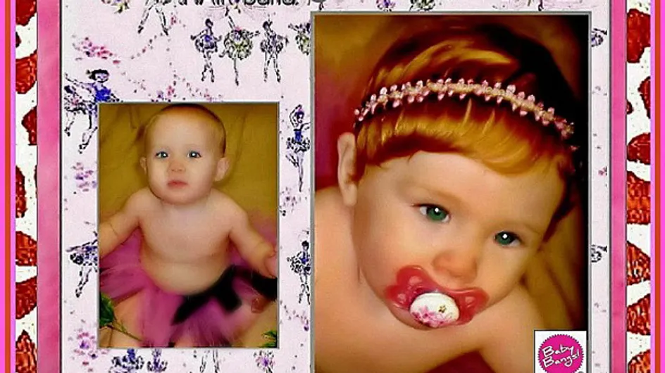 Un site de vente en ligne propose des perruques pour bébé...