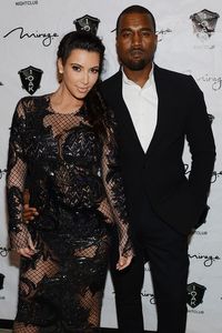 Kanye West and Kim Kardashian