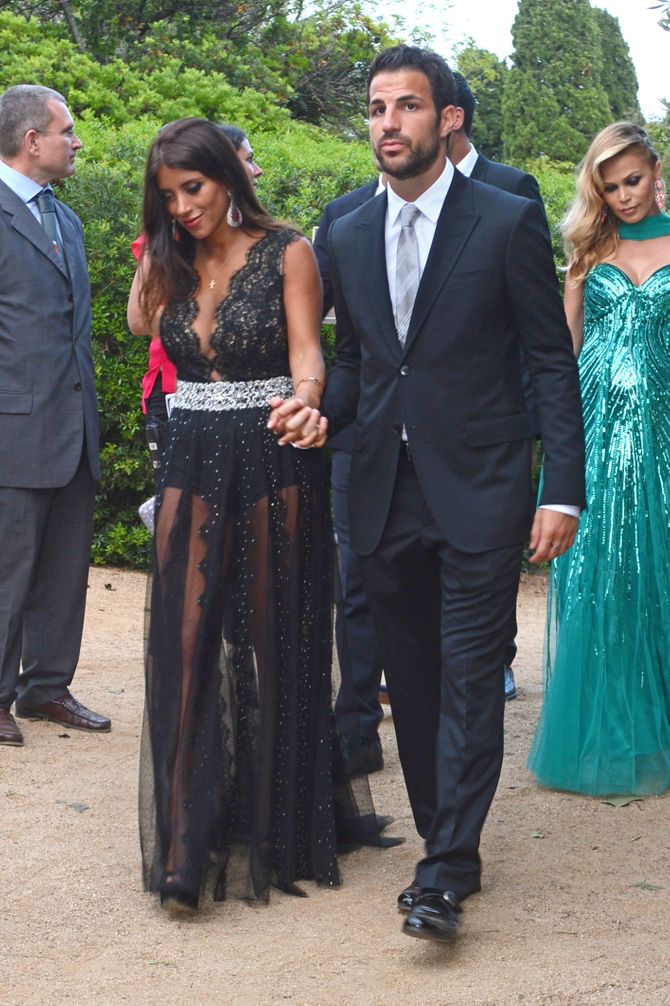 Cesc Fabregas y Daniella Semaan