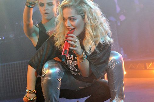 Cara Delevingne and Rita Ora