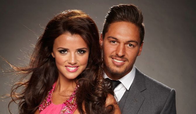 Lucy Mecklenburgh and Mario Falcone