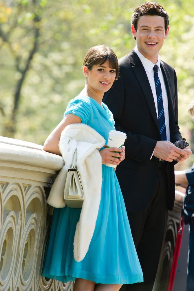 Cory Montheith y Lea Michelle, pareja dentro y fuera de la serie