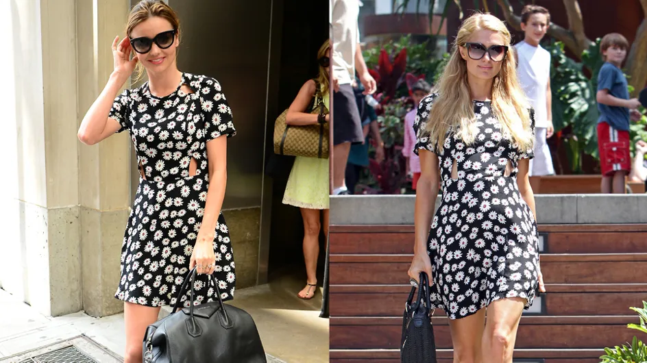 Miranda Kerr VS Paris Hilton : Qui porte le mieux la robe fleurie ?