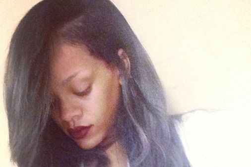 Rihanna's grey hair