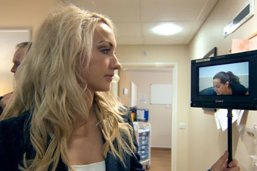 Leah Totton shoots her promo