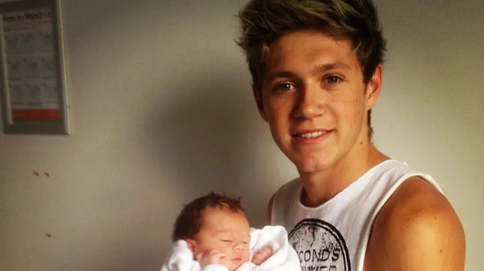 New Uncle! One Direction's Niall Horan cuddles up to baby nephew