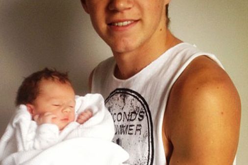 Niall Horan with his nephew