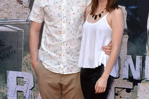 Evan Peters and Emma Roberts