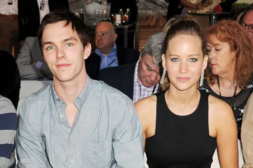 Nicholas Hoult and Jennifer Lawrence