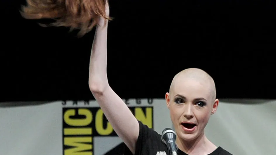 Doctor Who's Karen Gillan reveals shaved head at Comic Con