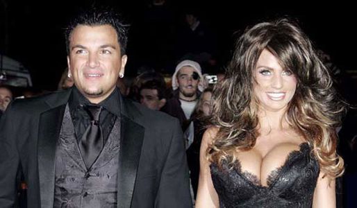 Peter Andre and Katie Price