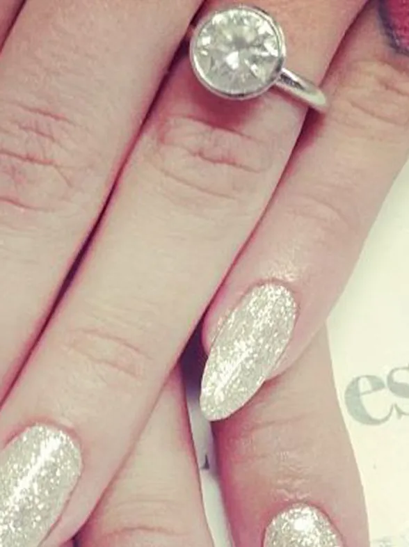 First look: Kelly Osbourne reveals engagement ring