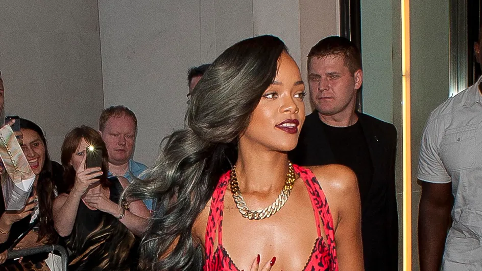 Rihanna : Une tigresse peu élégante à Londres (Photos)