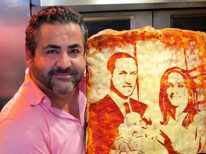 Pizza del nacimiento del hijo de los Duques de Cambridge